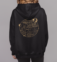 Lade das Bild in den Galerie-Viewer, Geduld Glaube Hoffnung Liebe Basic Hoodie Unisex
